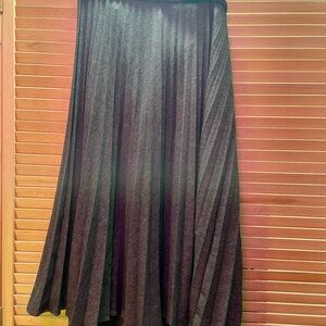 Zara Black Maxi A-Line Skirt for Cocktail